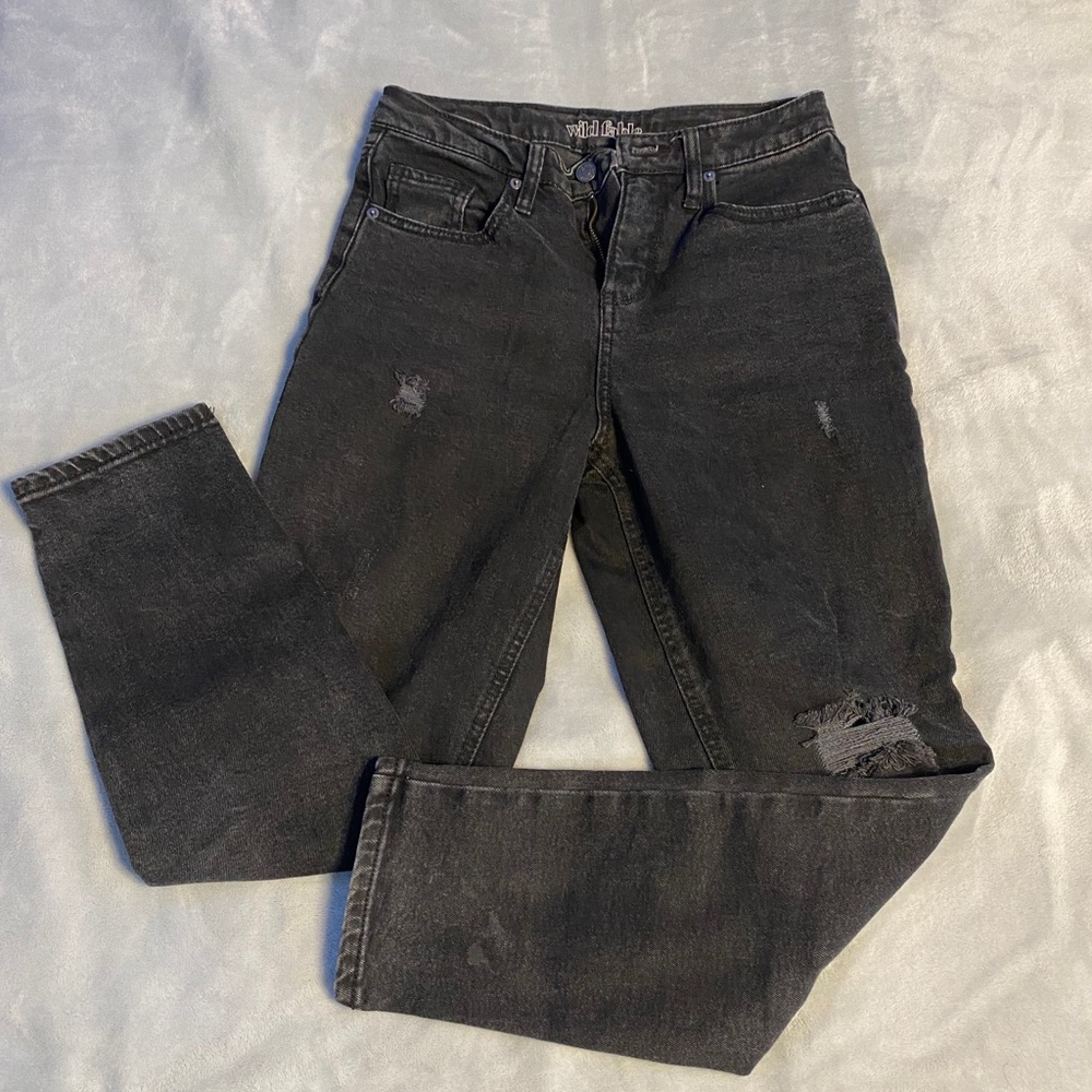 wild fable black mom jeans